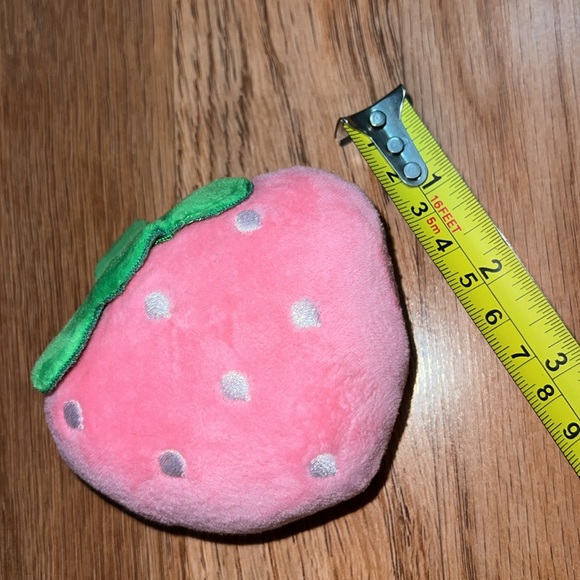 Strawberry Squeaky Dog Chew Toy - Picture 6 of 6